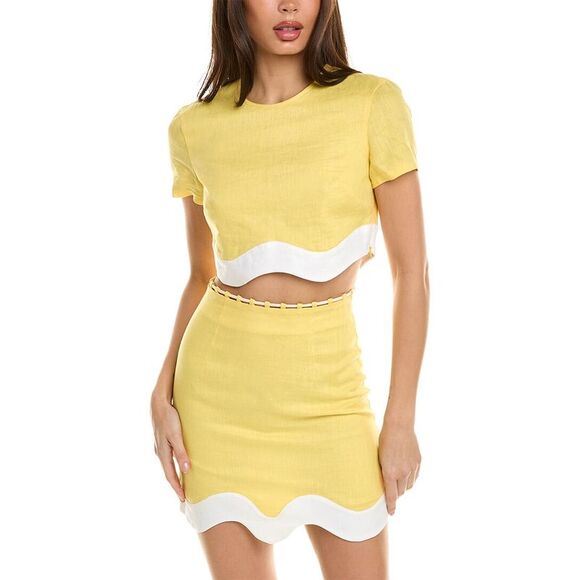 STAUD Tops - STAUD Ciana Linen Top